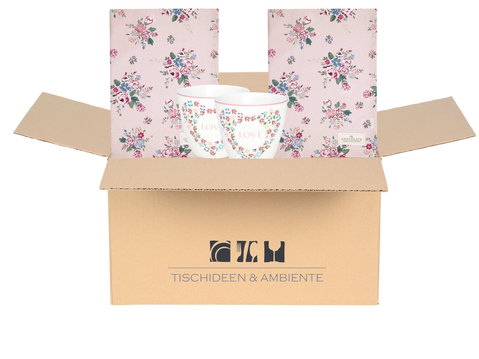 Greengate Geschenkbox Geschenkbox Love 4tlg