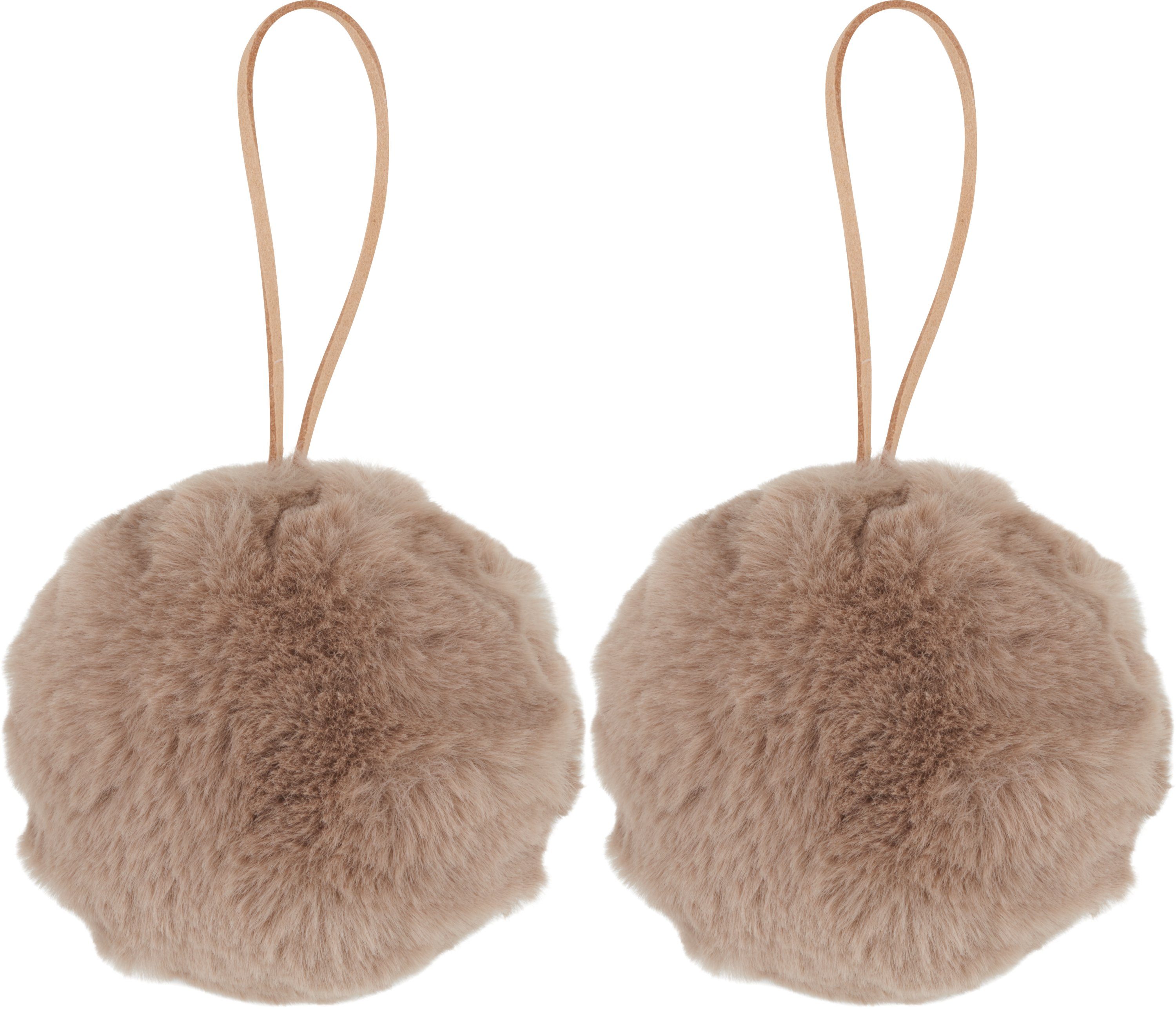 Othmar Decorations Pompon Filis, Ø 9 cm, 2 Stück