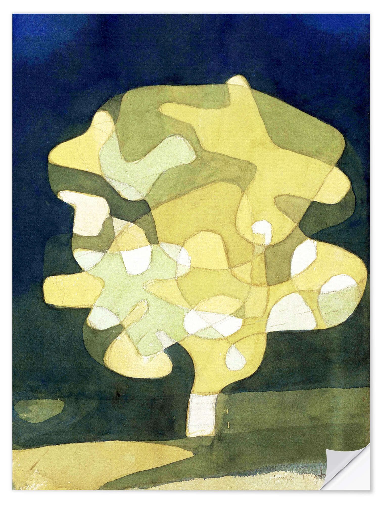 Posterlounge Wandfolie Paul Klee, Feigenbaum, Malerei