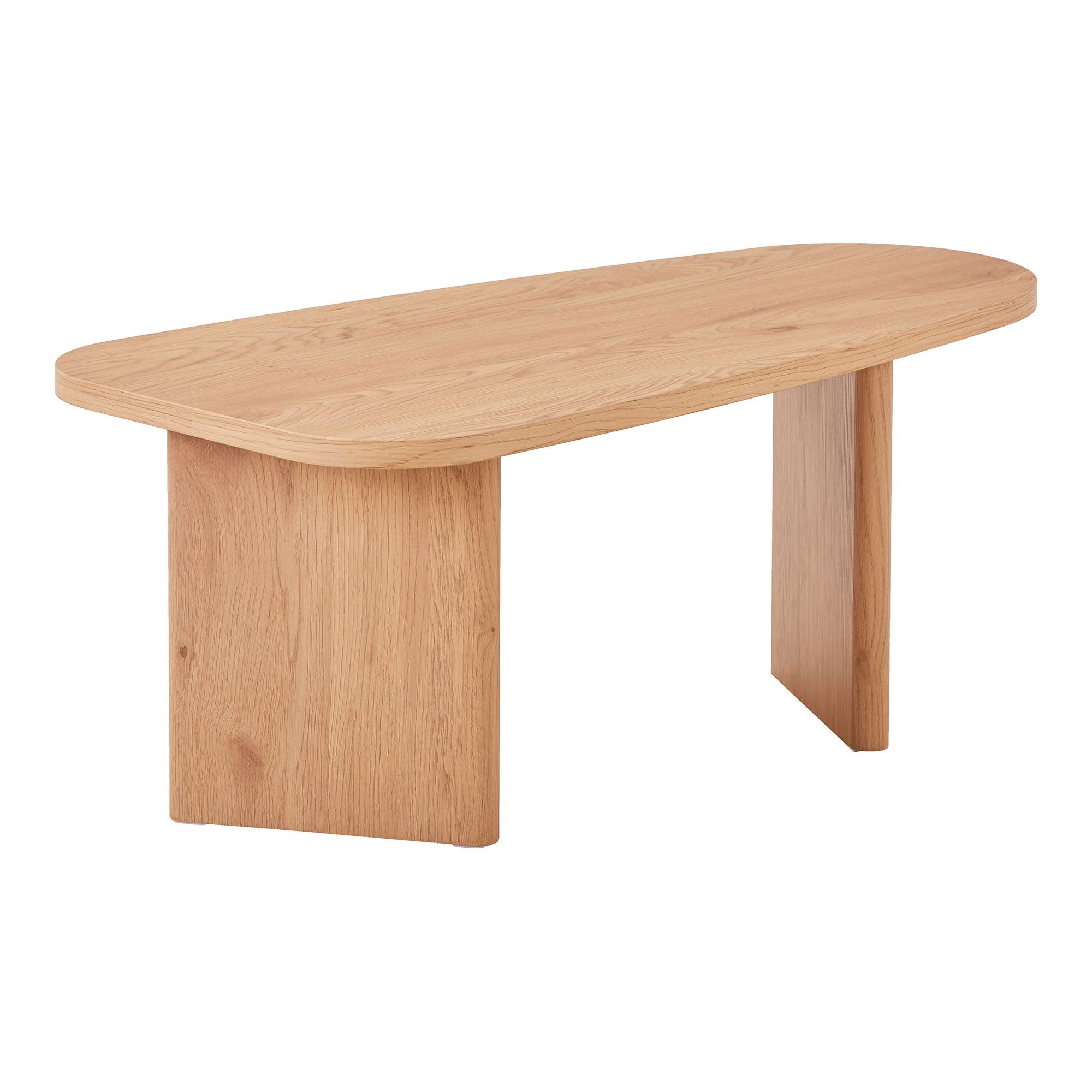 freiraum Couchtisch Melo, in Eiche, MDF, Dekor - 100x41x50cm (BxHxT)