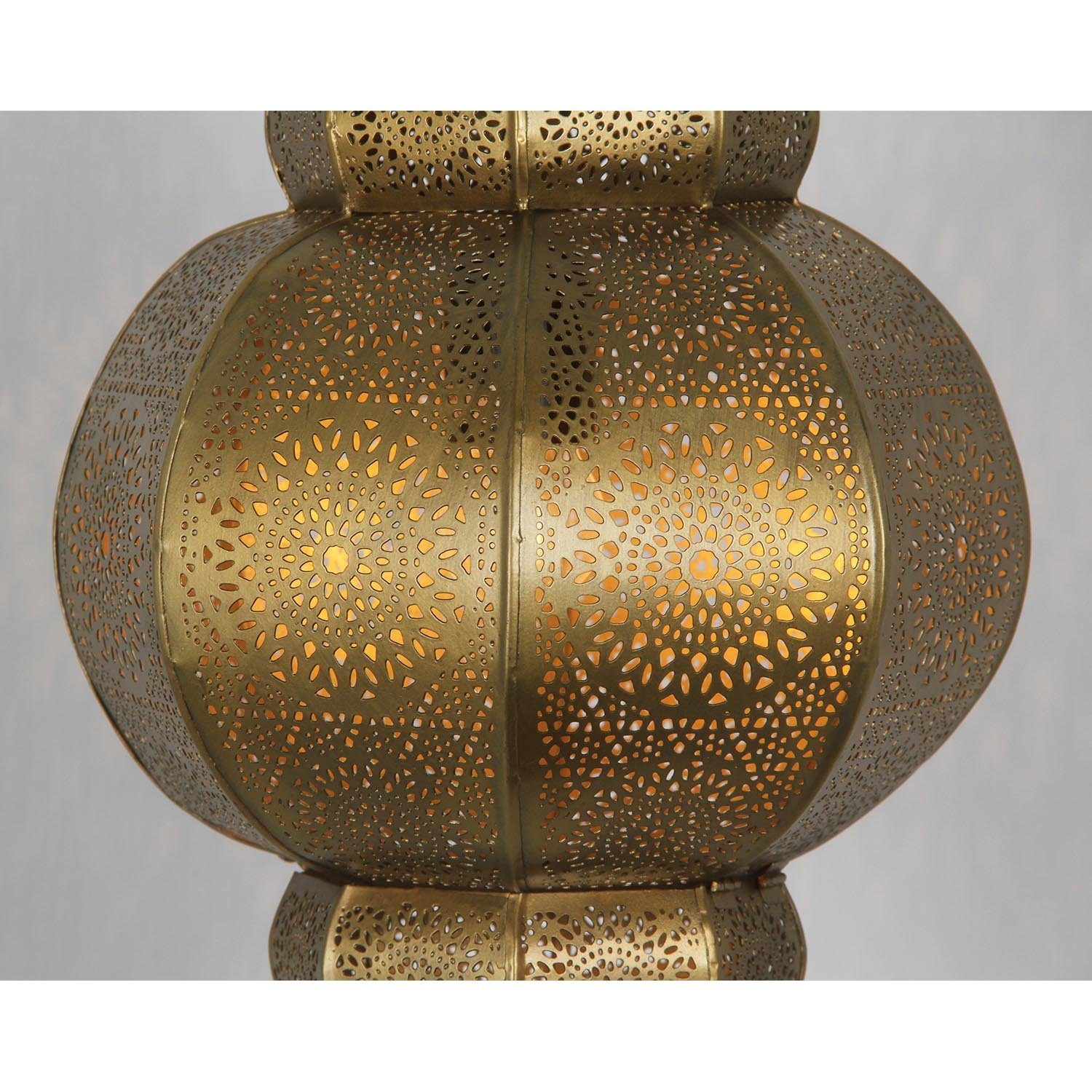 Look, Leuchtmittel, wie E27 Lampe Antik-Gold Moro gold aus Pendelleuchte Hayat Casa mit Deckenleuchte Orientalische ohne 1001 Nacht im Fassung Prachtvolle
