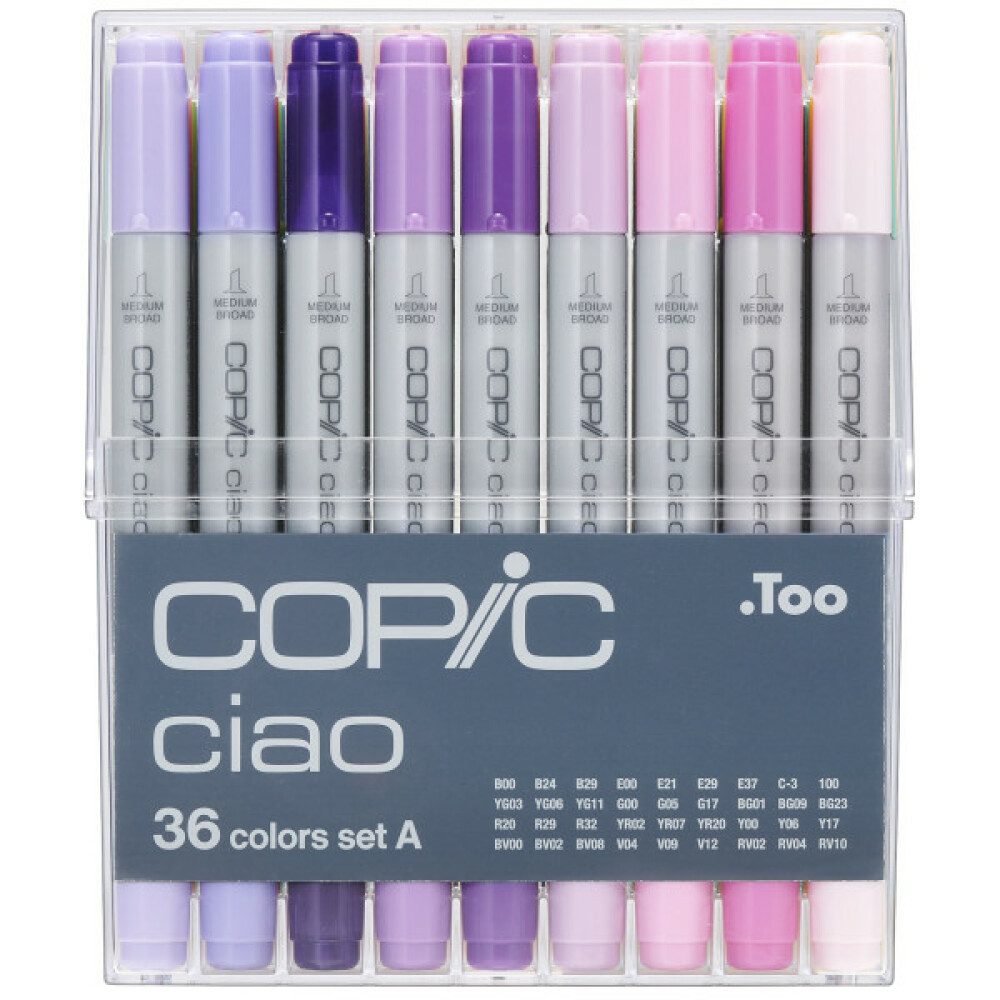 Marker Ciao Set A 36St - Künstlerstifte-Set