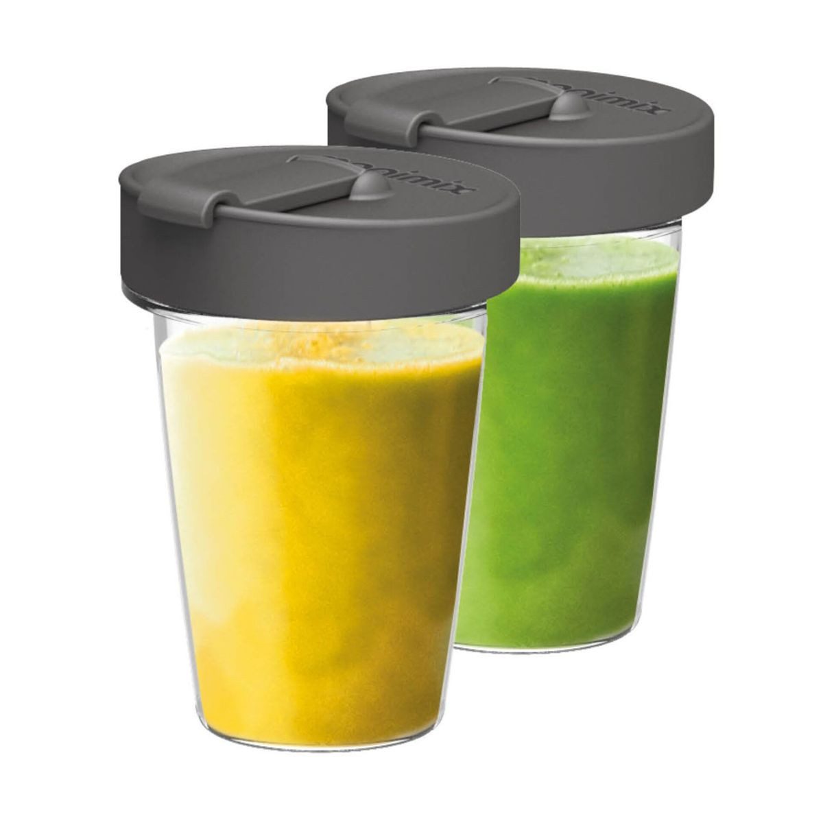 Magimix Küchenmaschine Saft Becher 400ml Doppelpack