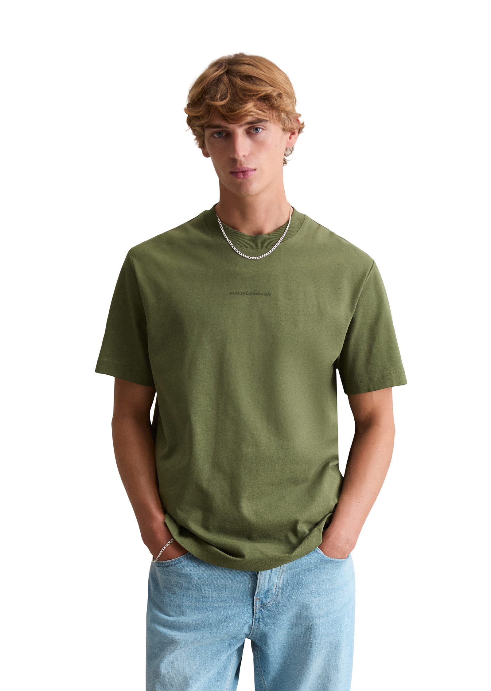 Marc O'Polo DENIM T-Shirt aus mittelschwerem Bio-Baumwoll-Jersey günstig online kaufen
