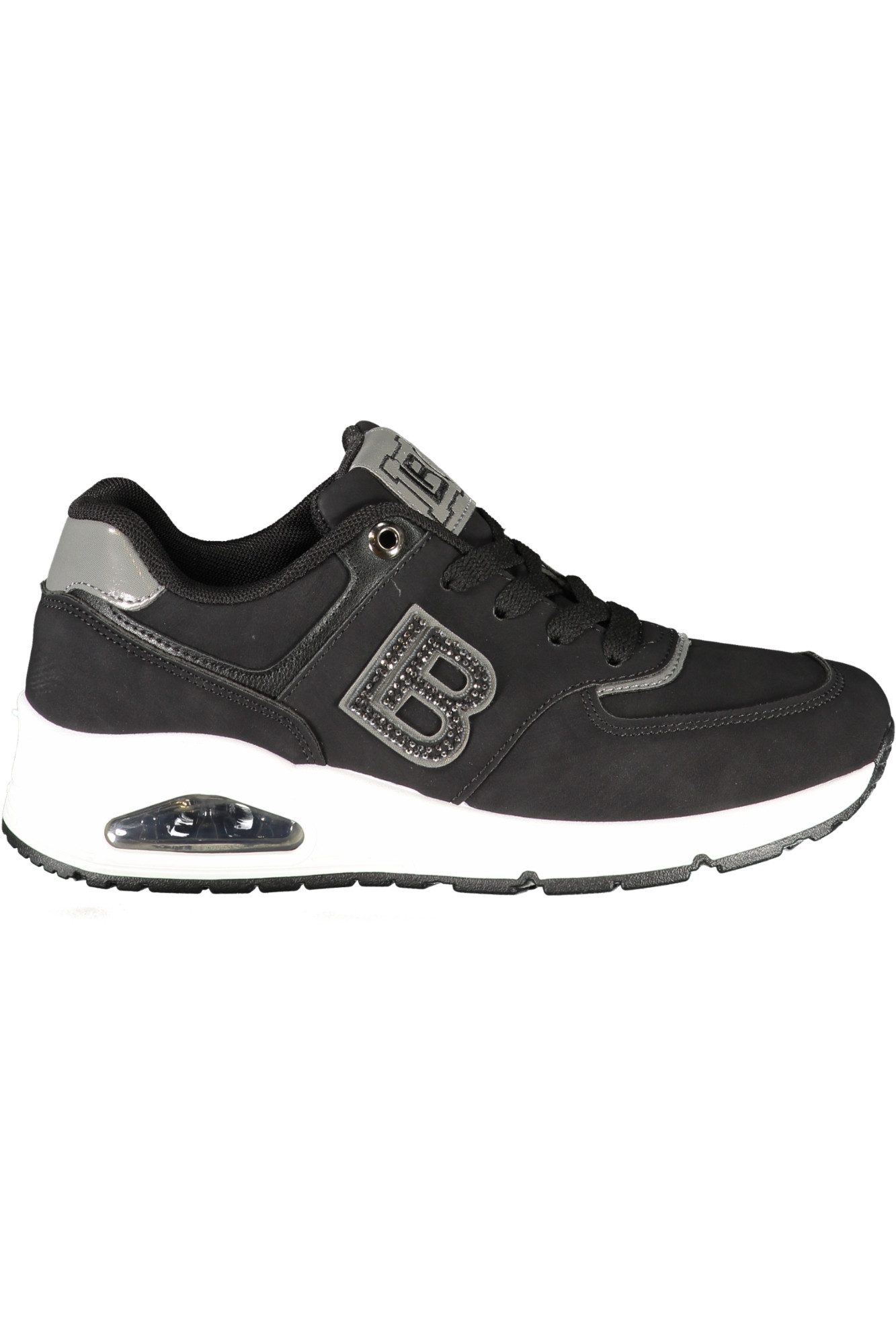 Laura Biagiotti Кроссовки Eleganter Damensneaker in Schwarz mit Strass und