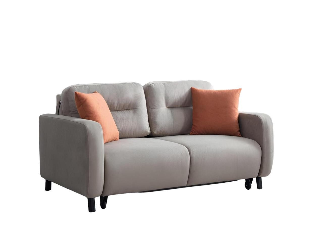 Xlmoebel 2-Sitzer Stoffsofa mit Schlaffunktion in modernem Design, Hergestellt in Europa