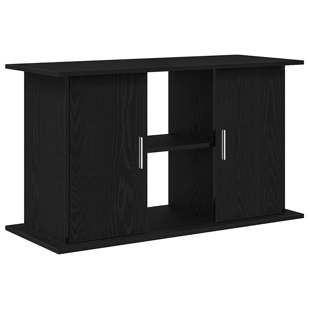 vidaXL Aquariumunterschrank Aquariumständer Schwarze Eiche 101x41x58 cm Holzwerkstoff
