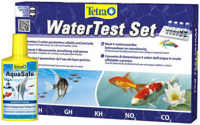 Tetra Aquariumpflege, Wasser Test Set inkl. Tetra AquaSafe 250ml