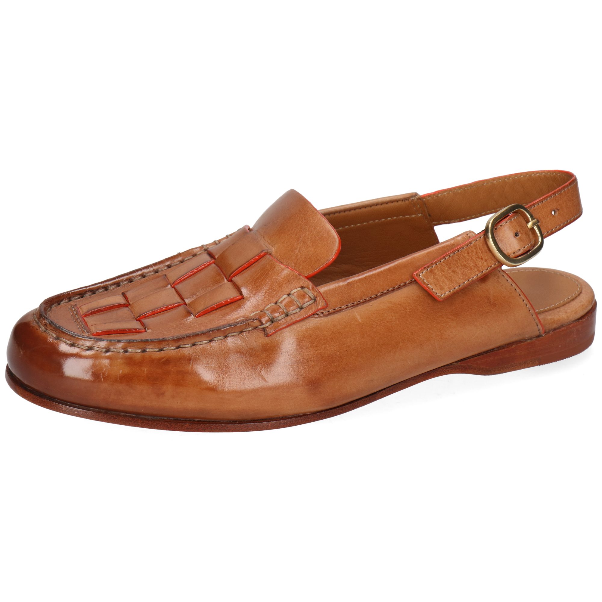 Melvin & Hamilton Julietta 5 Leder-Loafers für Damen Loafer Flache Absätze, Echtes Leder, Vegetabile Gerbung