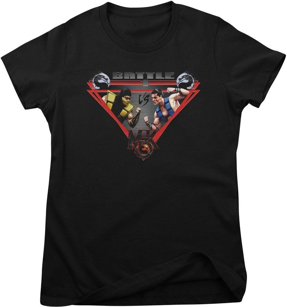 Mortal Kombat T-Shirt Mortal Kombat Battle Girly Tee