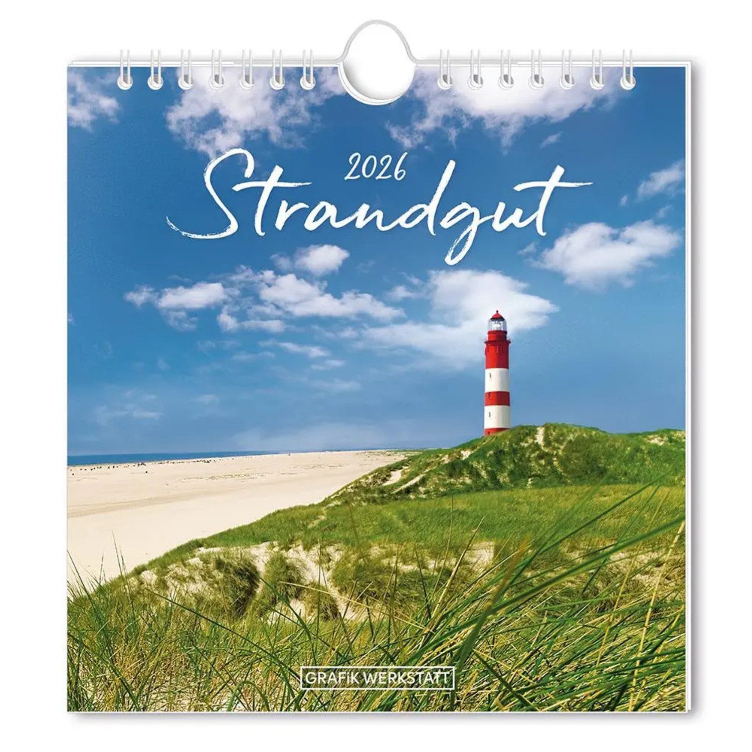 Grafik Werkstatt Wandkalender Postkartenkalender 2026 Strandgut