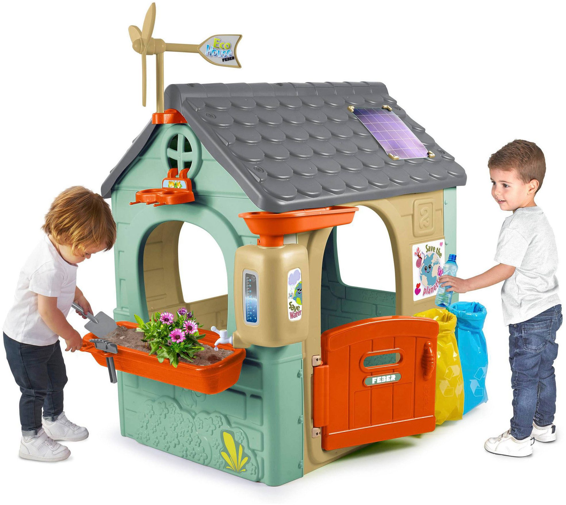 Feber® Spielhaus Recycled Eco, Made in Europe – Bild 2 von 5