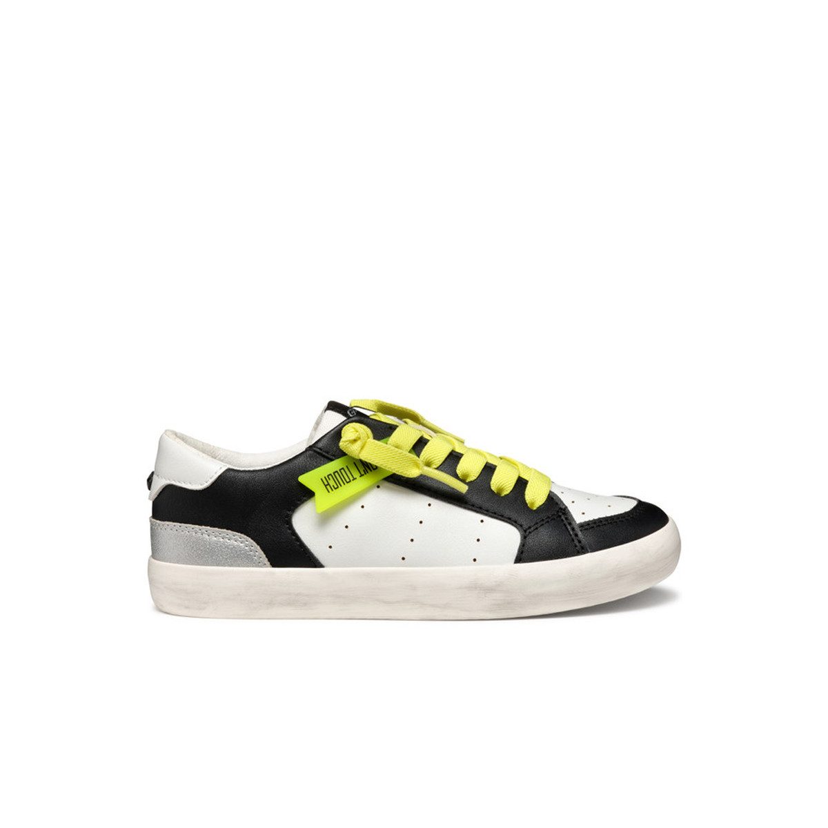 GEOX GISLI, Sneaker in Weiß,kombiniert für Kinder Sneaker