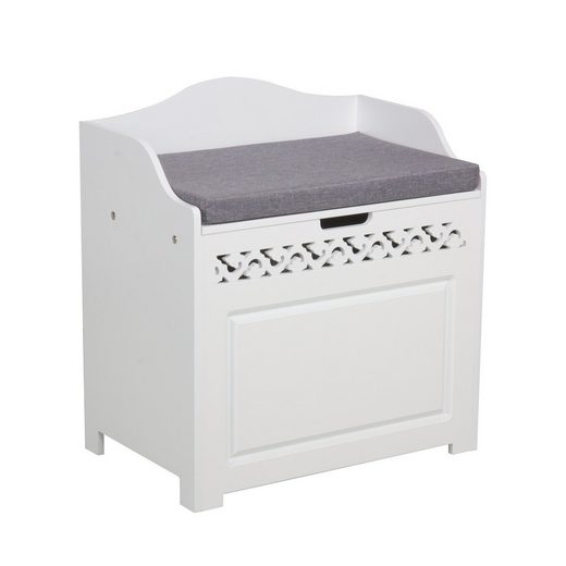 HTI-Line Sitztruhe »Sitztruhe Miriam«, Mit Cut-Outs und Sitzpolster