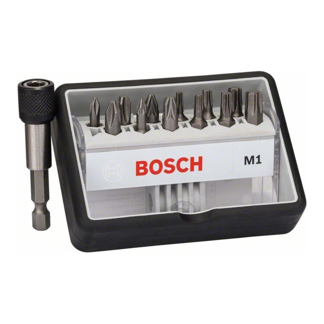 Bosch Professional Bit-Set Bosch Schrauberbit-Set Robust Line M Extra-Hart 12 + 1-teilig 25 mm PH