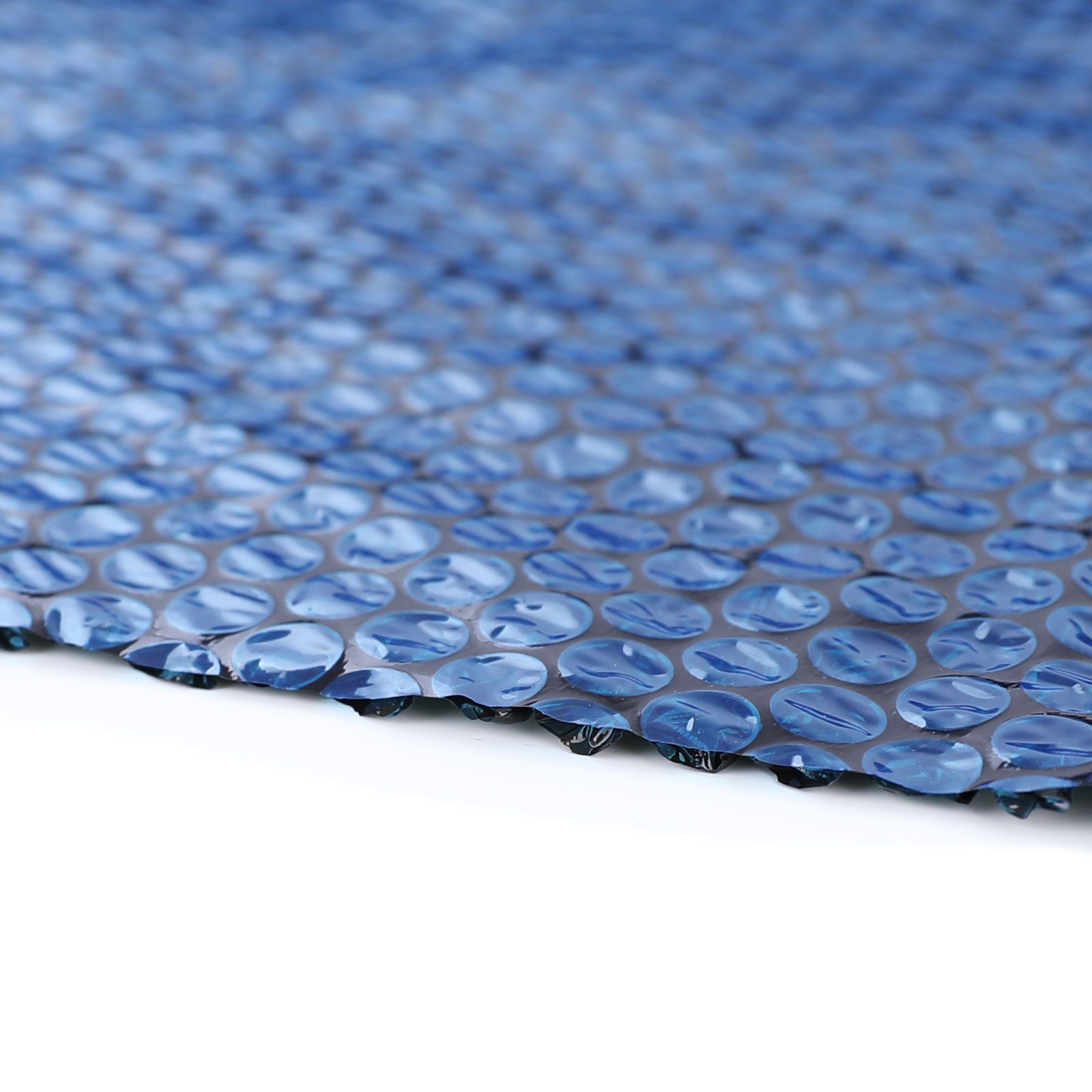 RAMROXX Solarabdeckplane 115µm Pool Poolheizung Solarfolie Rechteckig Blau Schwarz 550x275cm, Unterstützt die Erwärmung des Poolwassers, verhindert das Auskühlen