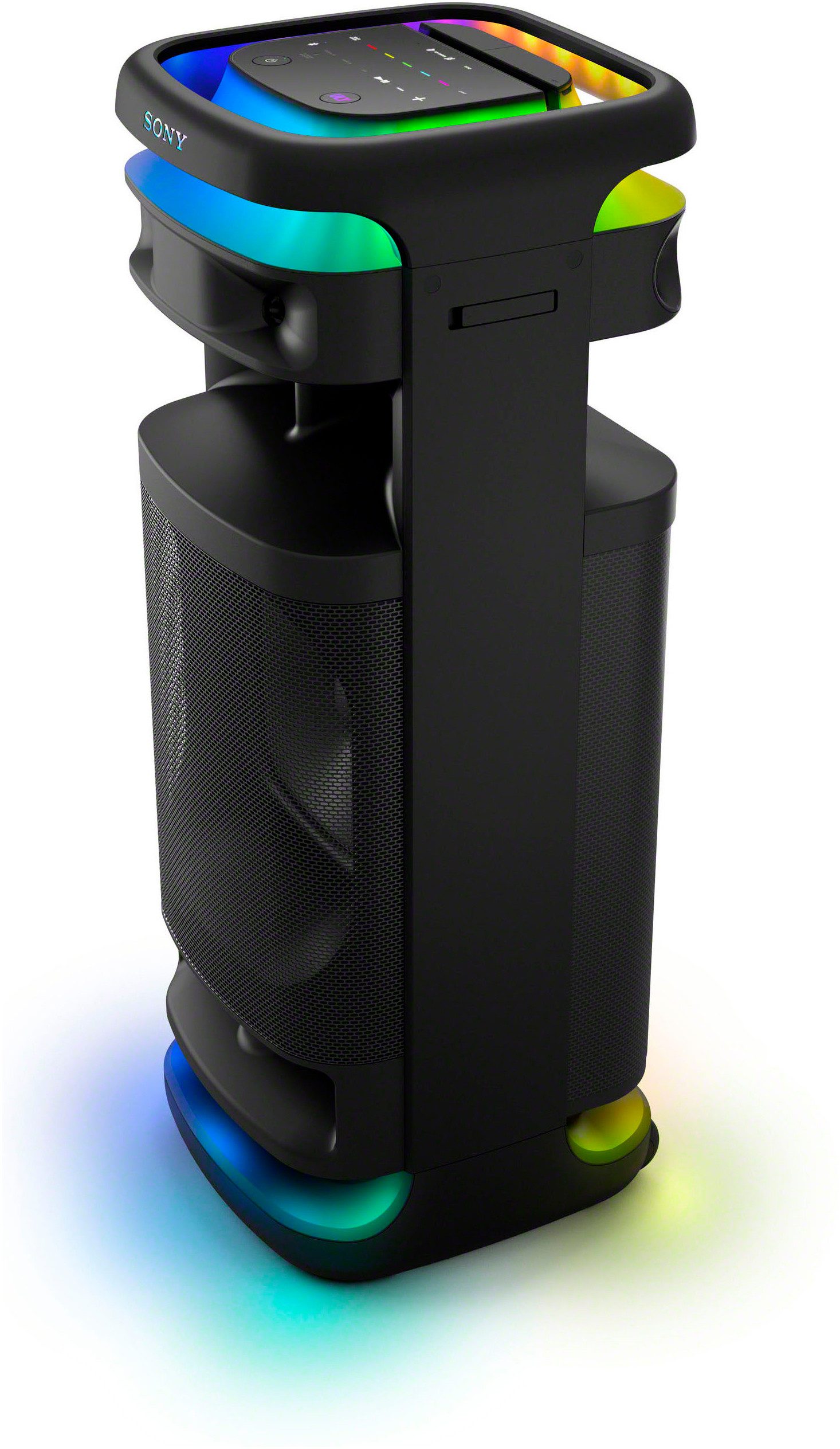 Sony ULT TOWER 10 inkl. kabelloses Micro Party-Lautsprecher (Bluetooth, 139 W, ultimativem tiefen Bass, X-Balanced Speakers, 360-LED-Beleuchtung)