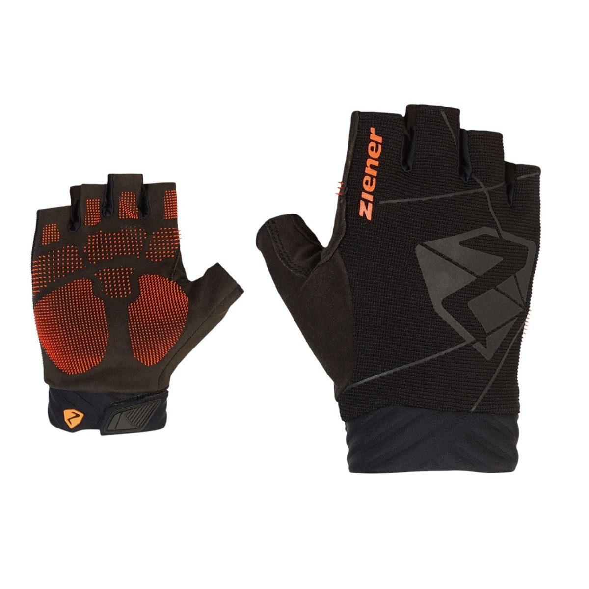 Fahrradhandschuhe Cecko (Ausziehhilfe) schwarz