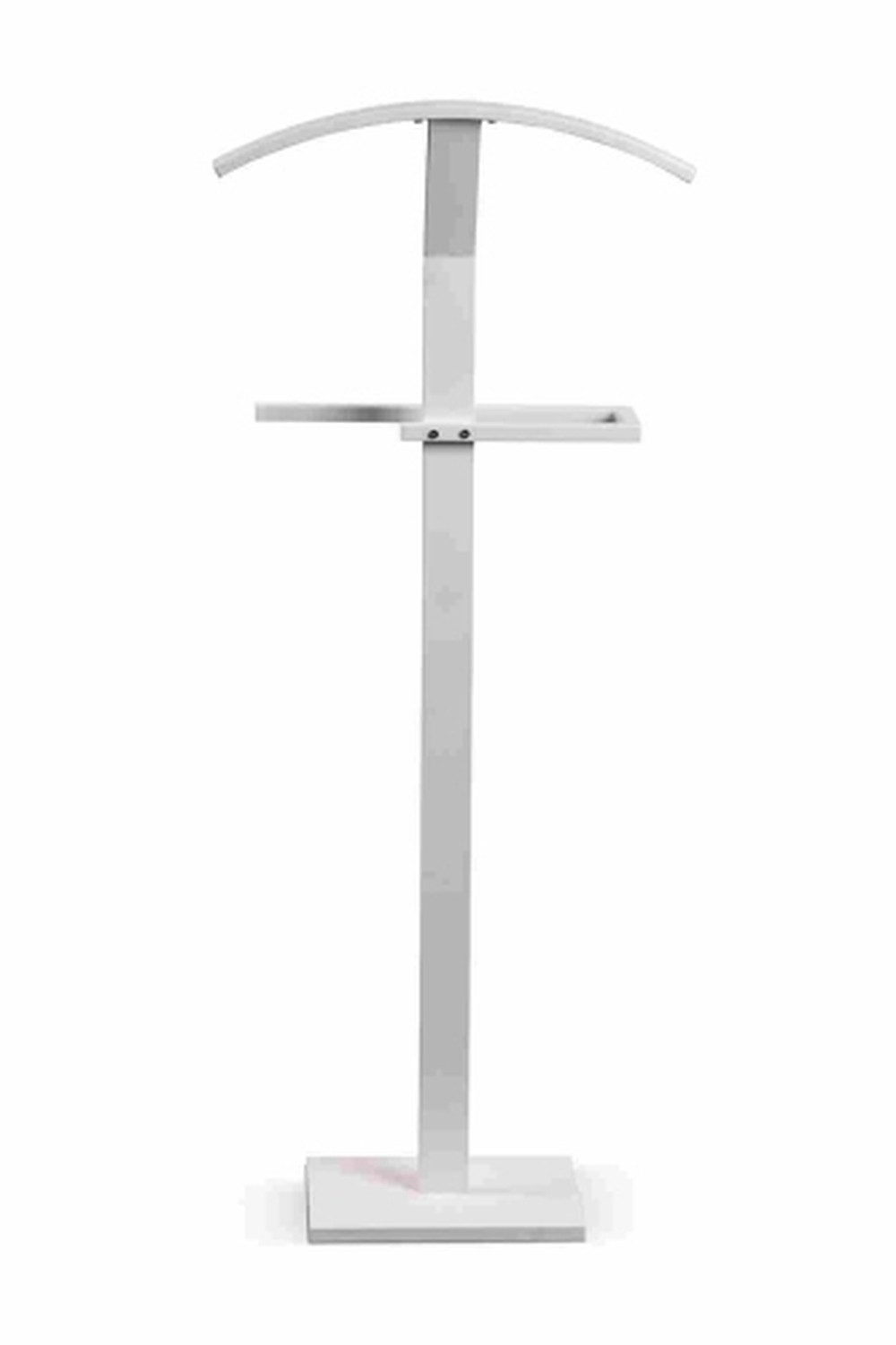 M2 Kollektion Herrendiener Hosen und Bügelhalter, weiß, Metall - 45x112x21cm (BxHxT)