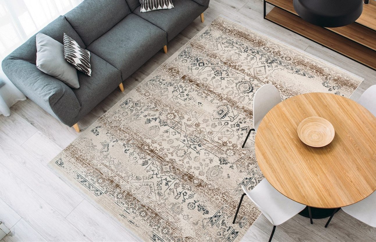 calo-deluxe Teppich Valessa-606, rechteckig, Höhe: 5 mm, Wohnzimmer