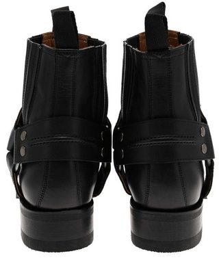 FB Fashion Boots BLUES LOW GOMA Schwarz Stiefelette Rahmengenäht Unisex Bikerstiefelette