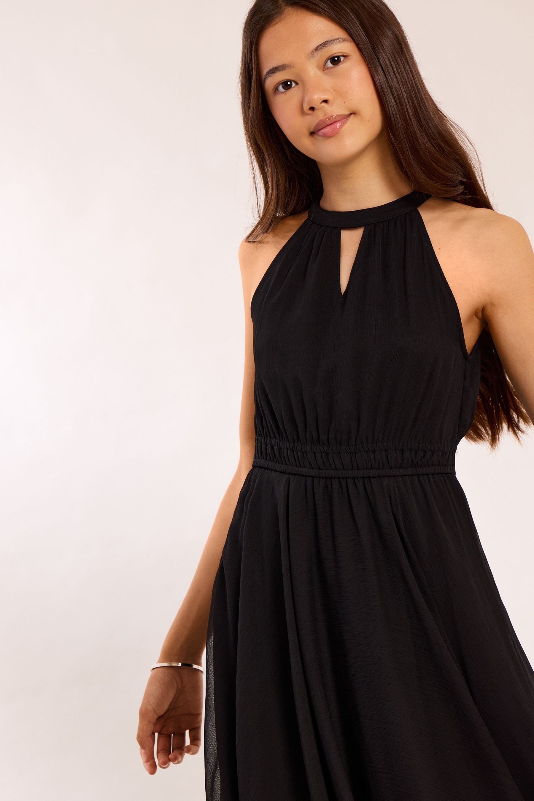 LIPSY Partykleid Lipsy festliches Neckholder-Kleid mit Zipfelsaum (1-tlg) – Bild 4 von 4