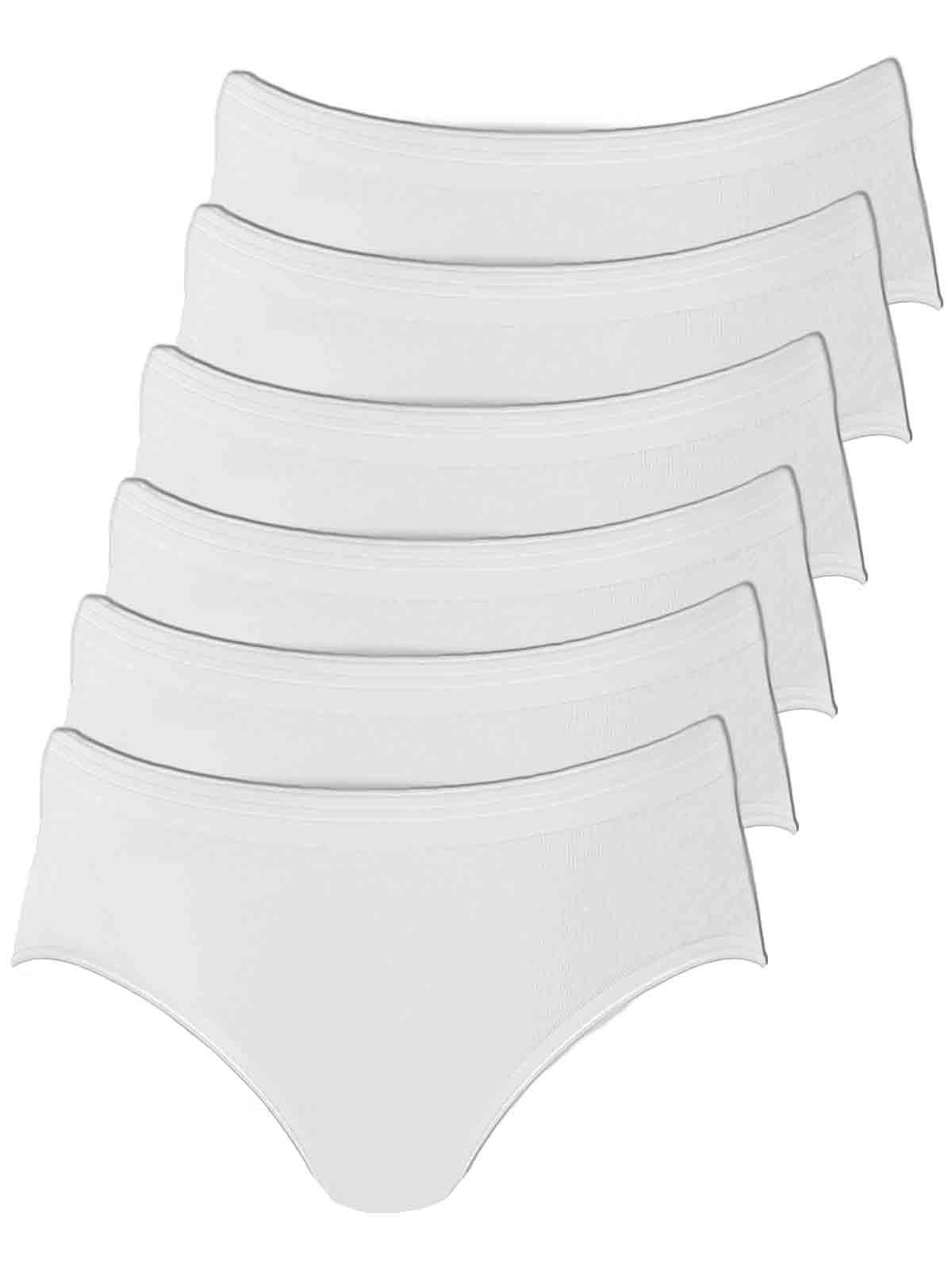 Wäsche/Bademode Unterhosen COMAZO Hüftslip 6er Pack Damen Hüftslip (6 Stück) Zwickel