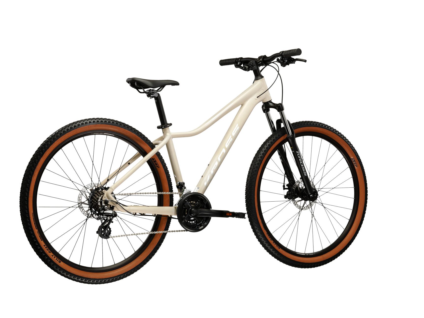 Kross Mountainbike 27,5" Damen-MTB Hardtail Lea X200 silber EQ 2026, 21 Gang Shimano ALTUS M310 Schaltwerk, Kettenschaltung