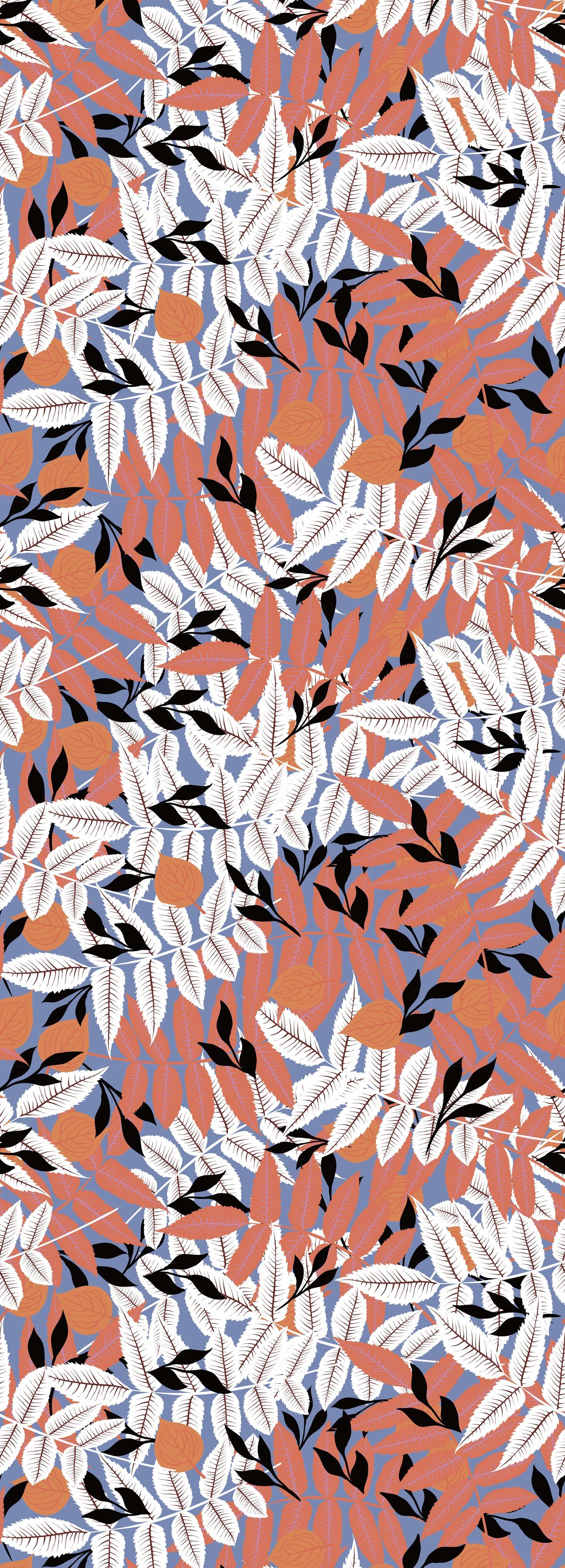 queence Vinyltapete Adriana, glatt, Motiv, floral, geblümt, gemustert, 90x250cm, selbstklebend, kinderleichte Anbringung, Sticker