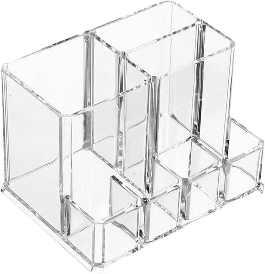 FELIXLEO Make-Up Organizer Make Up Organizer Acryl Transparent Kosmetik Schmuck Bad Badezimmer, 2-tlg.