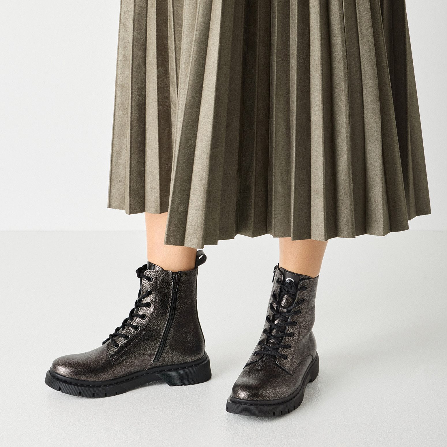 Tamaris Schnürboots, Herbstboots, Schnürstiefelette mit praktischer Anziehl günstig online kaufen