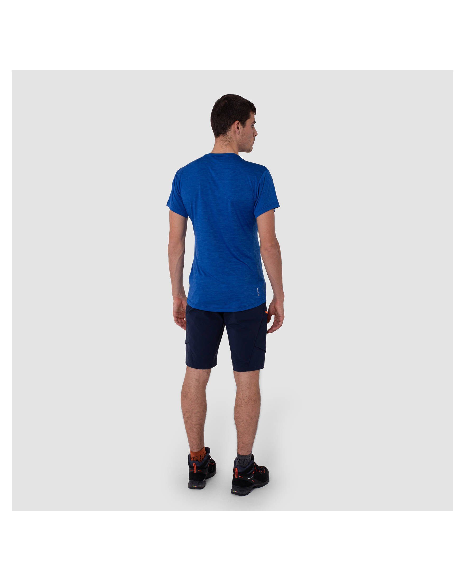 Salewa T-Shirt (831) bleu-melange (1-tlg)