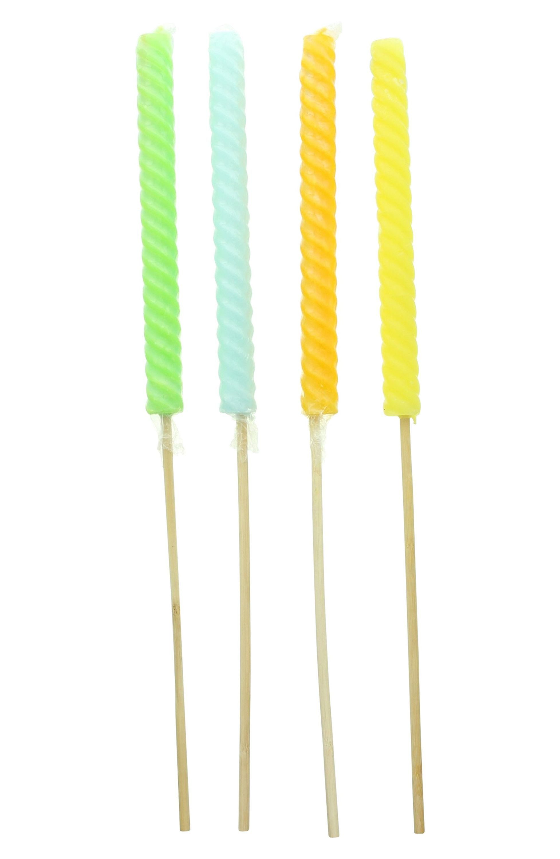 Frank Flechtwaren Stumpenkerze, Kerze Fackel 4er Set