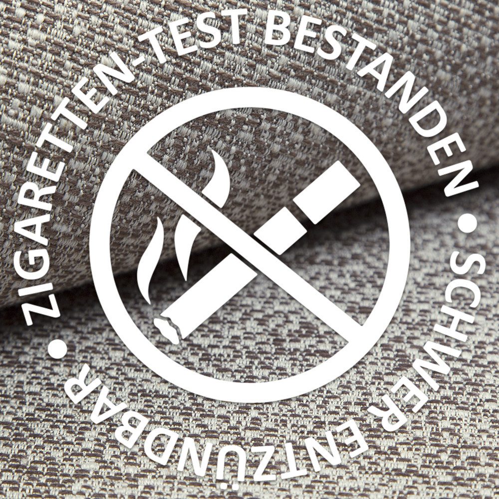 novely® Stoff exquisit LIVERI Melange Design-Möbelstoff mit Leinenstruktur, Schwer Entzündbar, Robust, Abriefest, Meterware, 1lfm