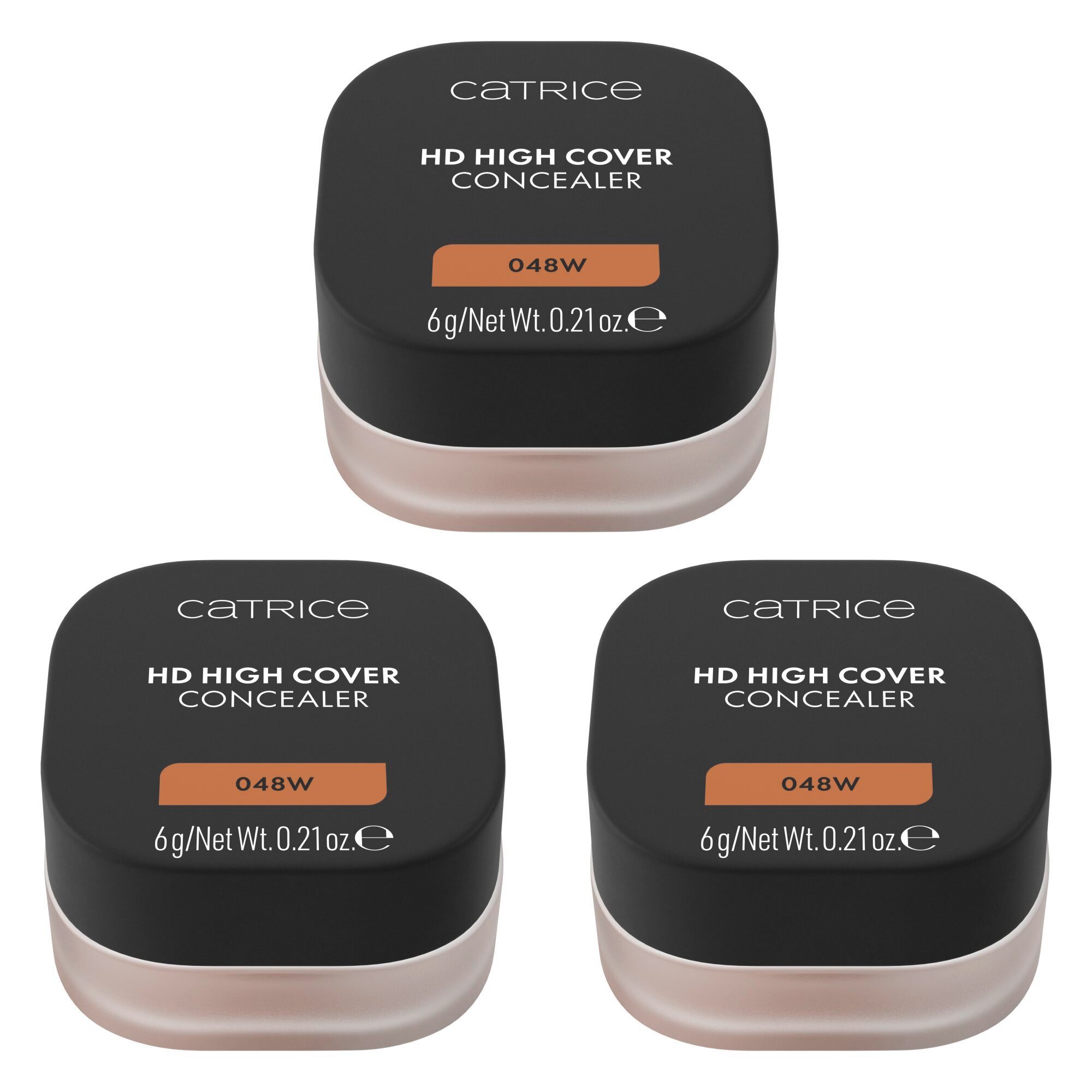 Catrice Concealer HD High Cover Concealer, 3-tlg.