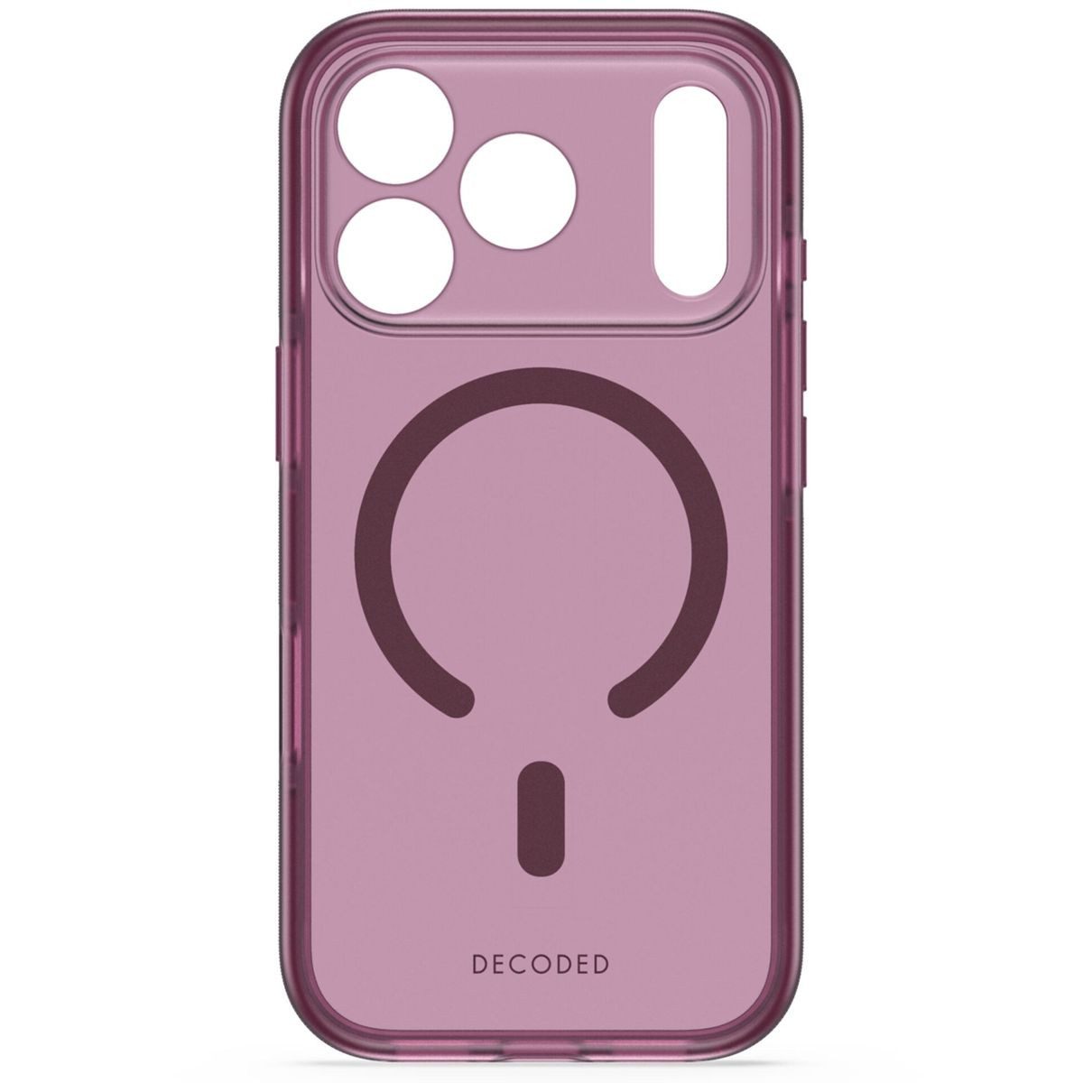 DECODED Smartphone-Hülle DropTec Transp. Backc. iPhone 18 Pro Frosted