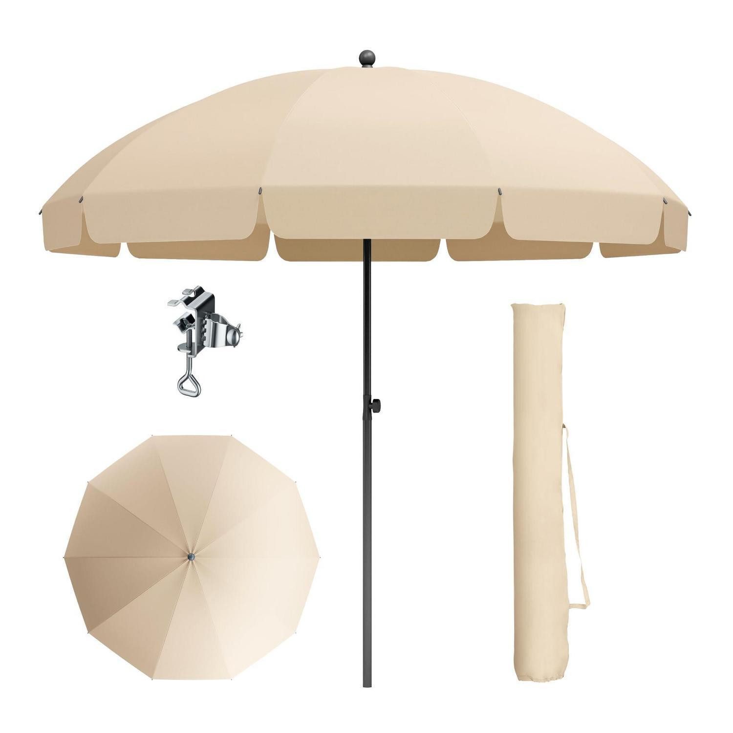 LuxusKollektion Balkonschirm Sonnenschirm PHI VILLA Ø220cm