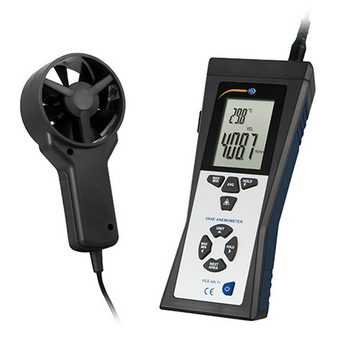 PCE Instruments Anemometer PCE-VA 11 Durchflussmessgerät Luft- und Infrarottemperatur Wetterstation