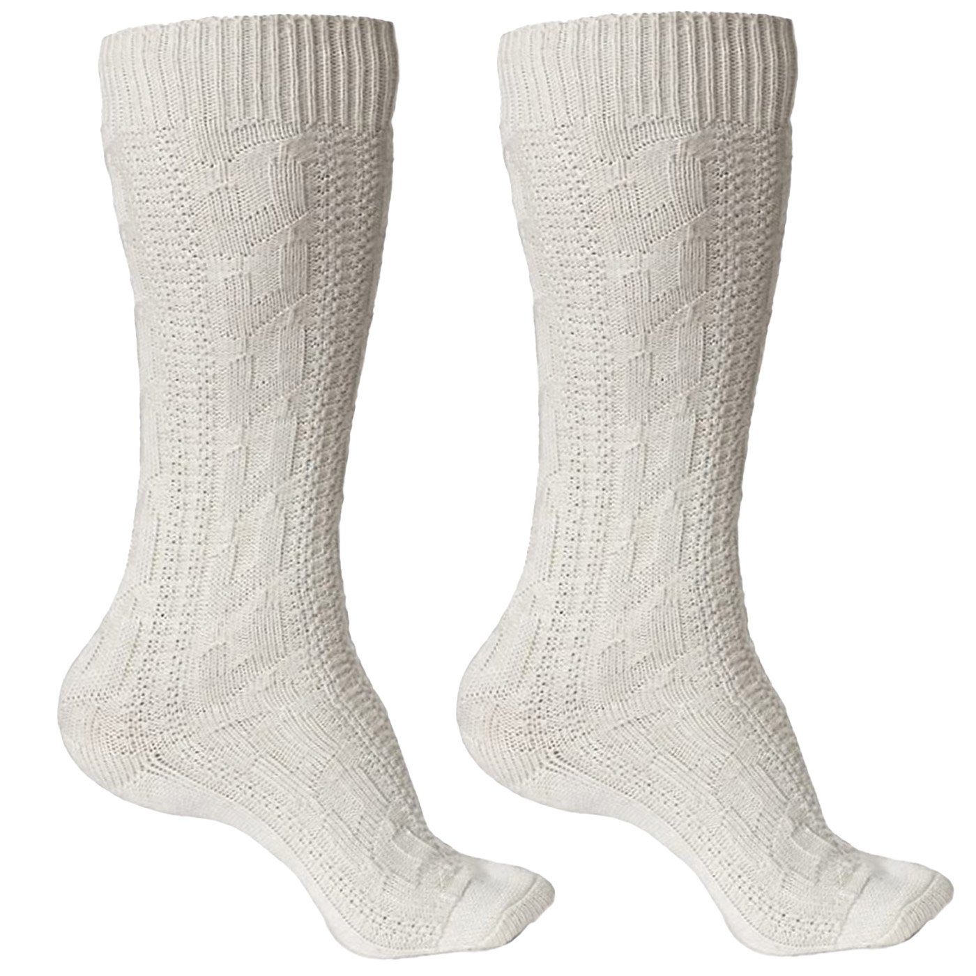 German Wear Trachtensocken GW200 40cm Socken Natur Trachtensocken Strümpfe