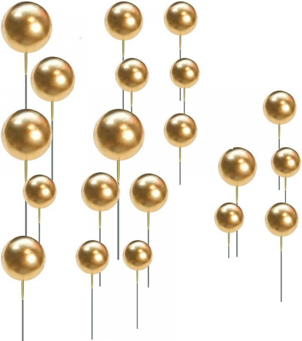 FELIXLEO Cake-Pop-Form 20 Stück Tortendeko Kugeln Cake Mini-Ballons für Hochzeit Party, (1-tlg)