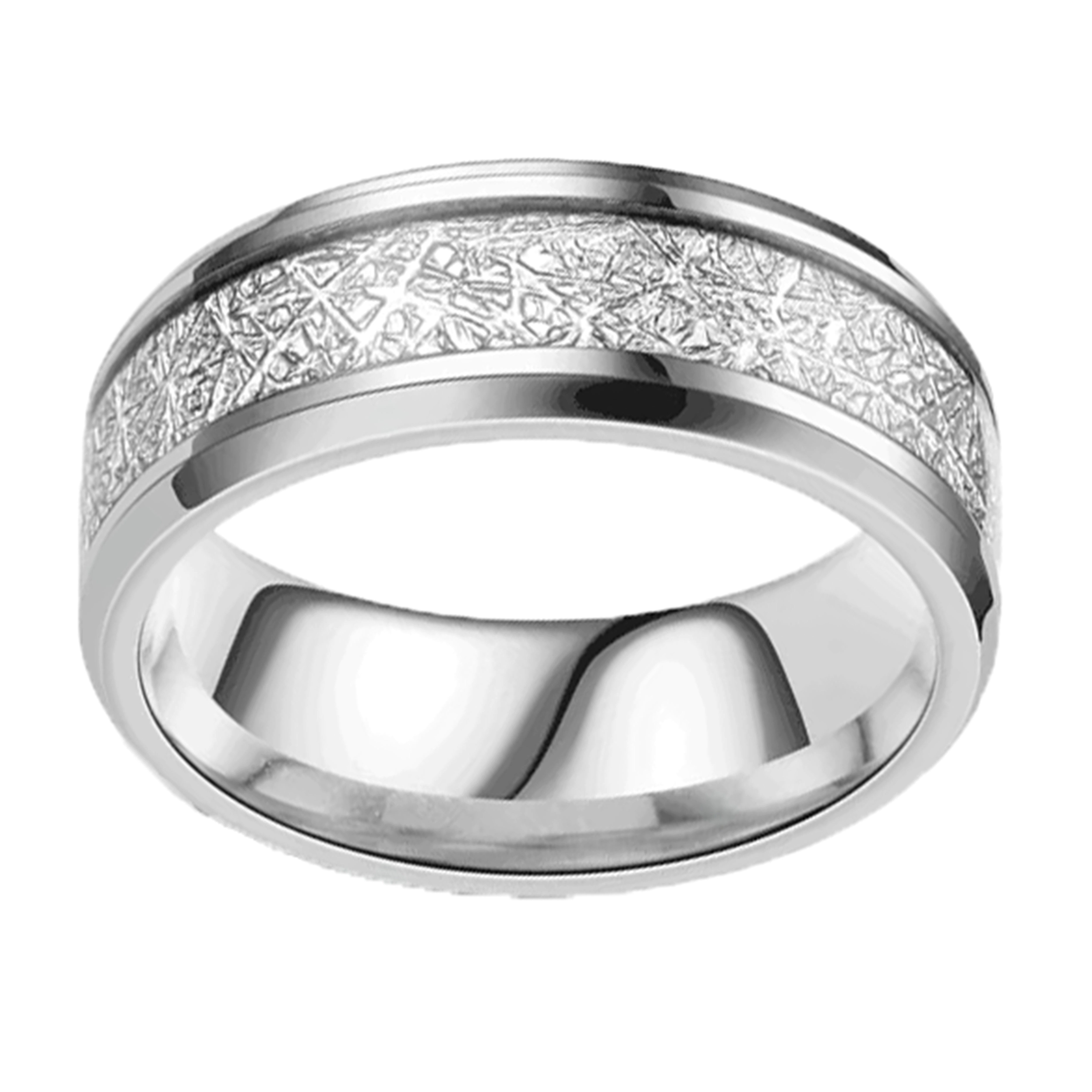 Fingerring Edelstahl Ring Silber – Schlichter Unisex Ring, poliert