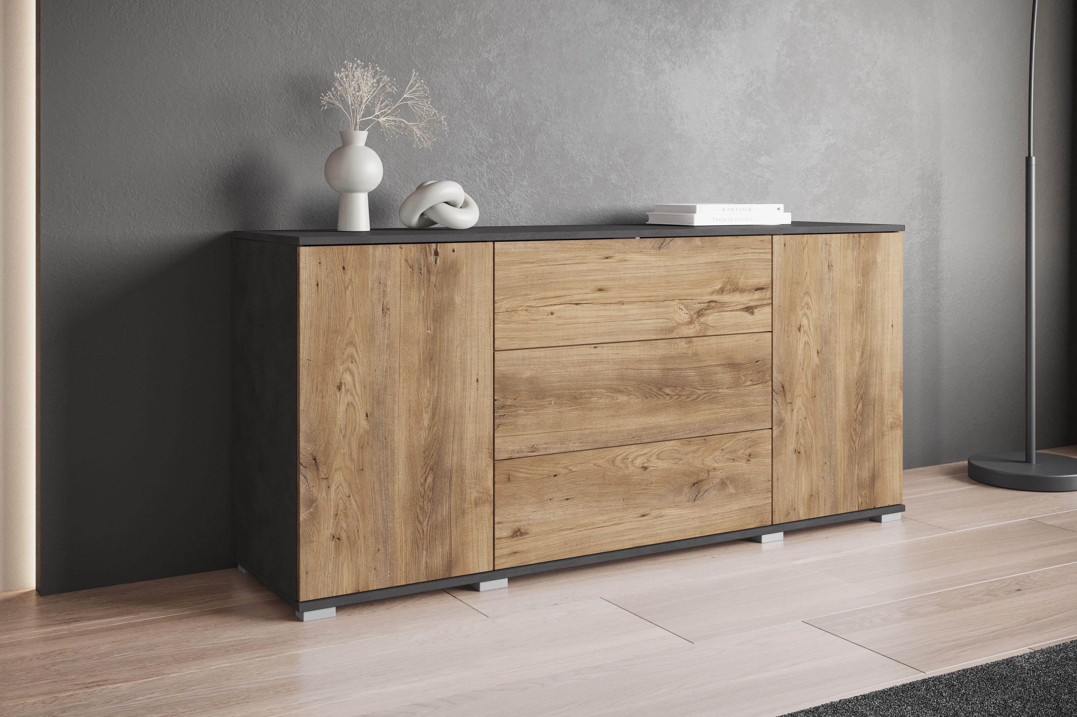 INOSIGN Sideboard Kenia, Kommode für das Schlafzimmer/Wohnzimmer (1 St), Mo günstig online kaufen