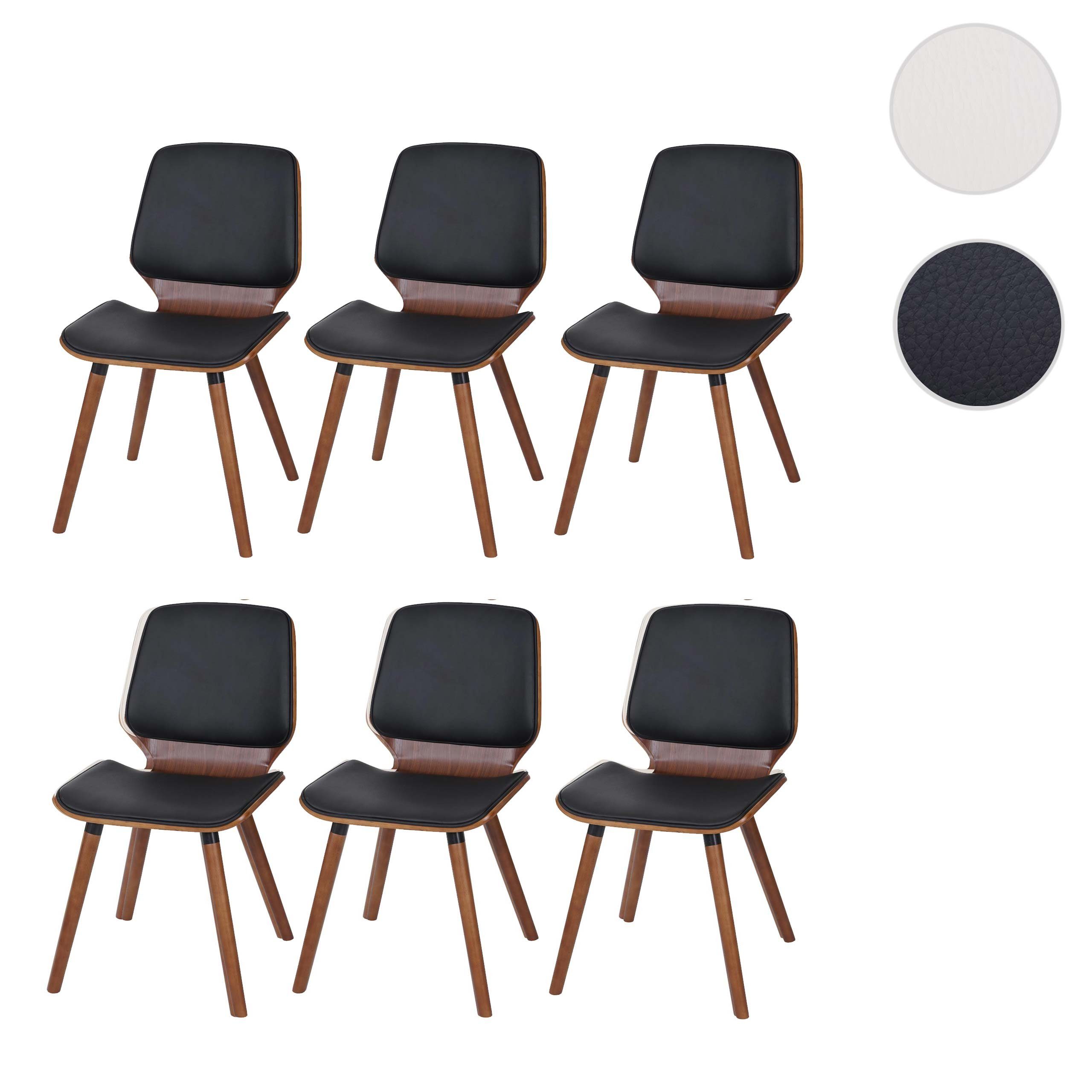 MCW Esszimmerstuhl MCW-B16-6 (Set, 6 St), 6er-Set, Breite Sitzfläche, Pflegeleicht