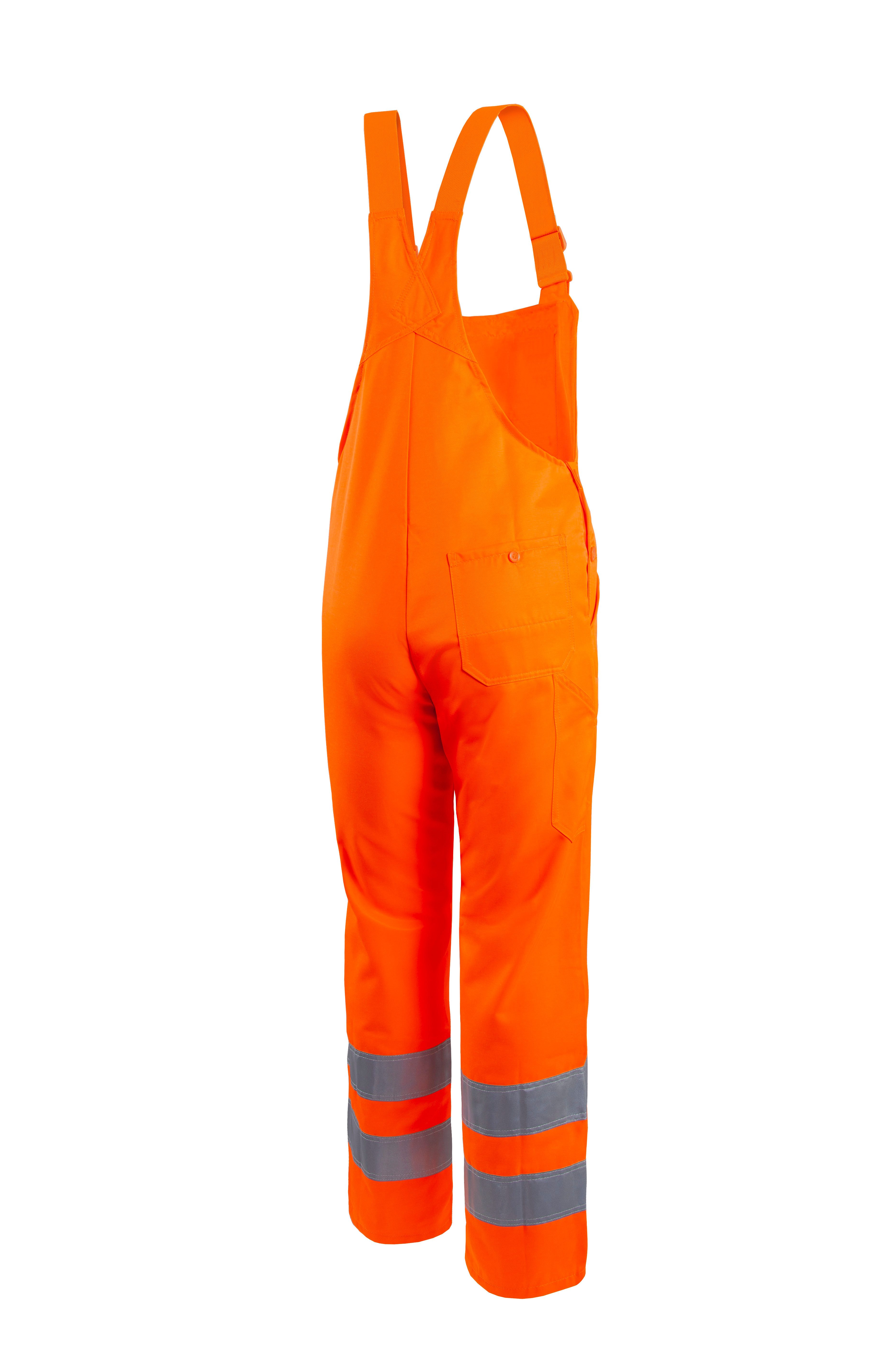 Qualitex Workwear Arbeitslatzhose WQ Latzhose aus faserverstätktem Mischgewebe (1-tlg) Latzhose MG 245 g - Warnschutz Blaumann