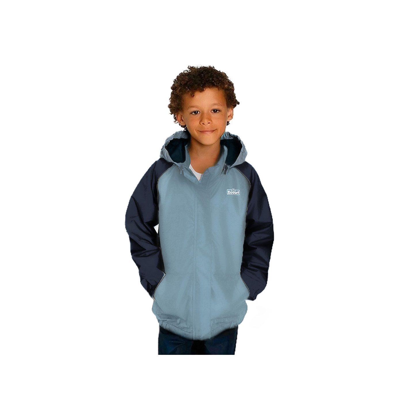 COFI 1453 Trainingsjacke Sport Kinder Jacken Atmungsaktiv Wasserabweisend in marine