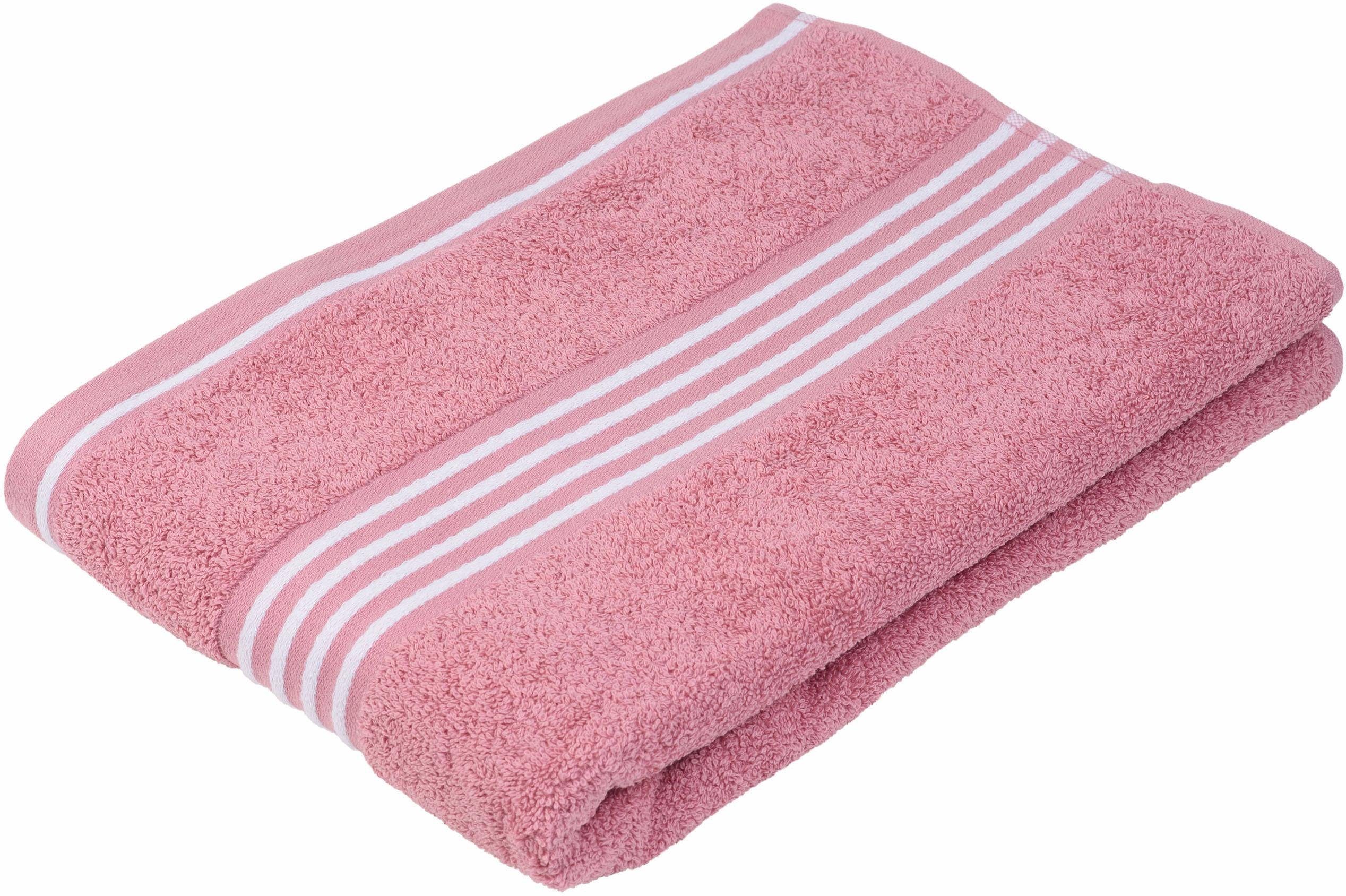Gözze Badetuch Rio, Walkfrottee (1-St), mit feiner Streifenbordüre günstig online kaufen