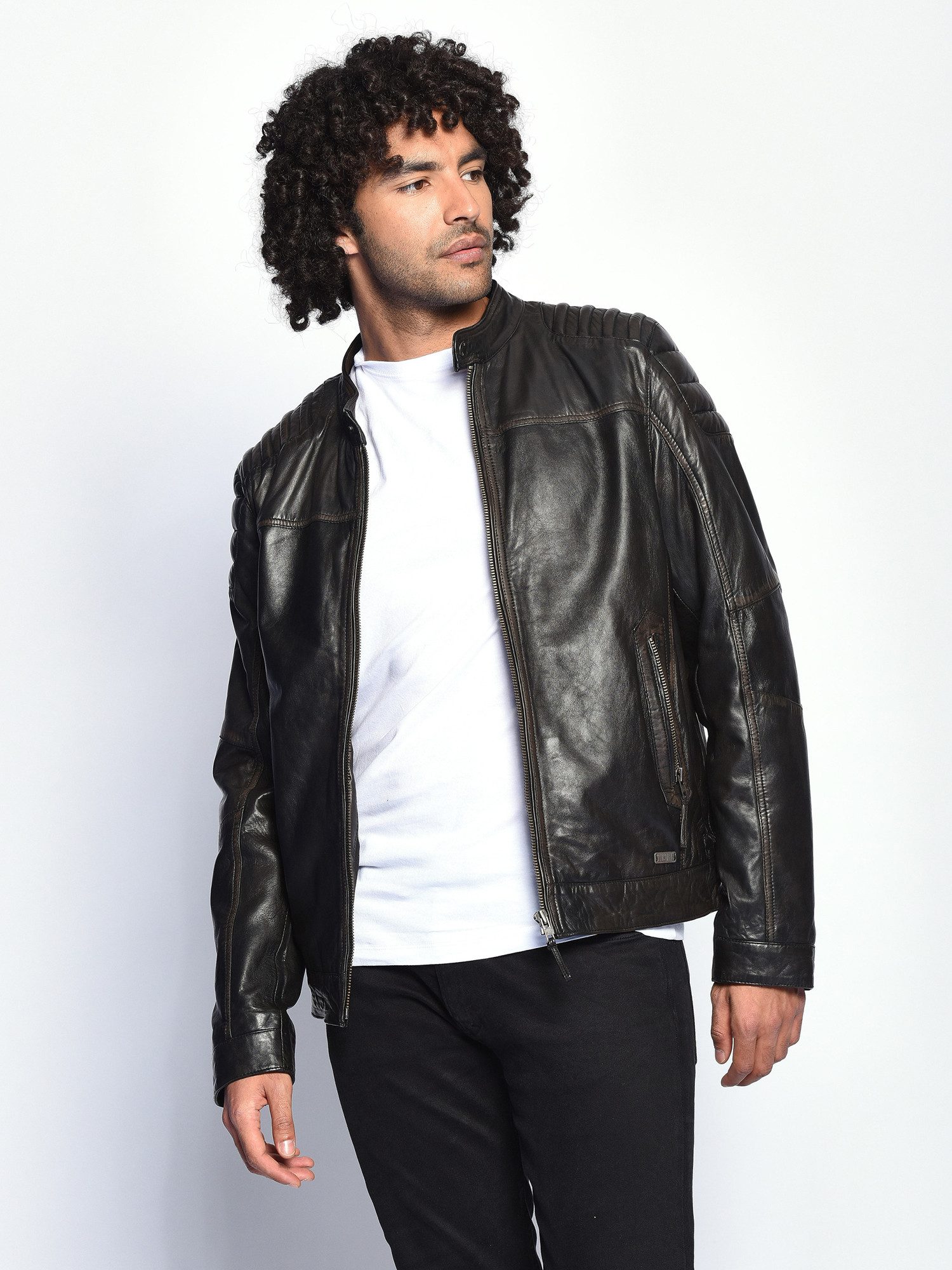 MUSTANG Lederjacke Whyte