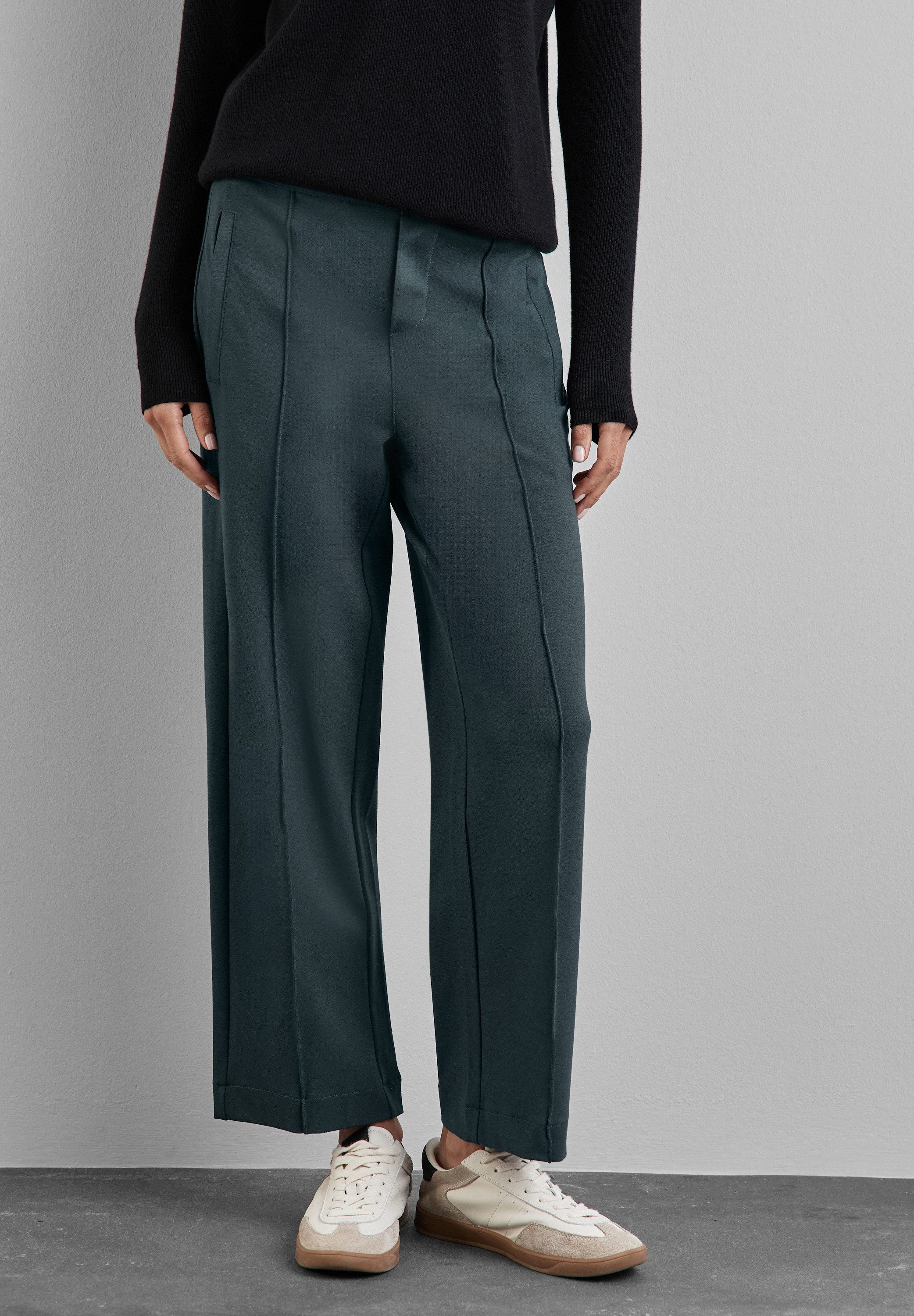 STREET ONE Stoffhose High Waist günstig online kaufen
