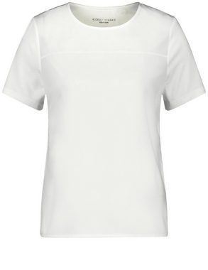 GERRY WEBER Kurzarmshirt T-Shirt mit Material-Patch
