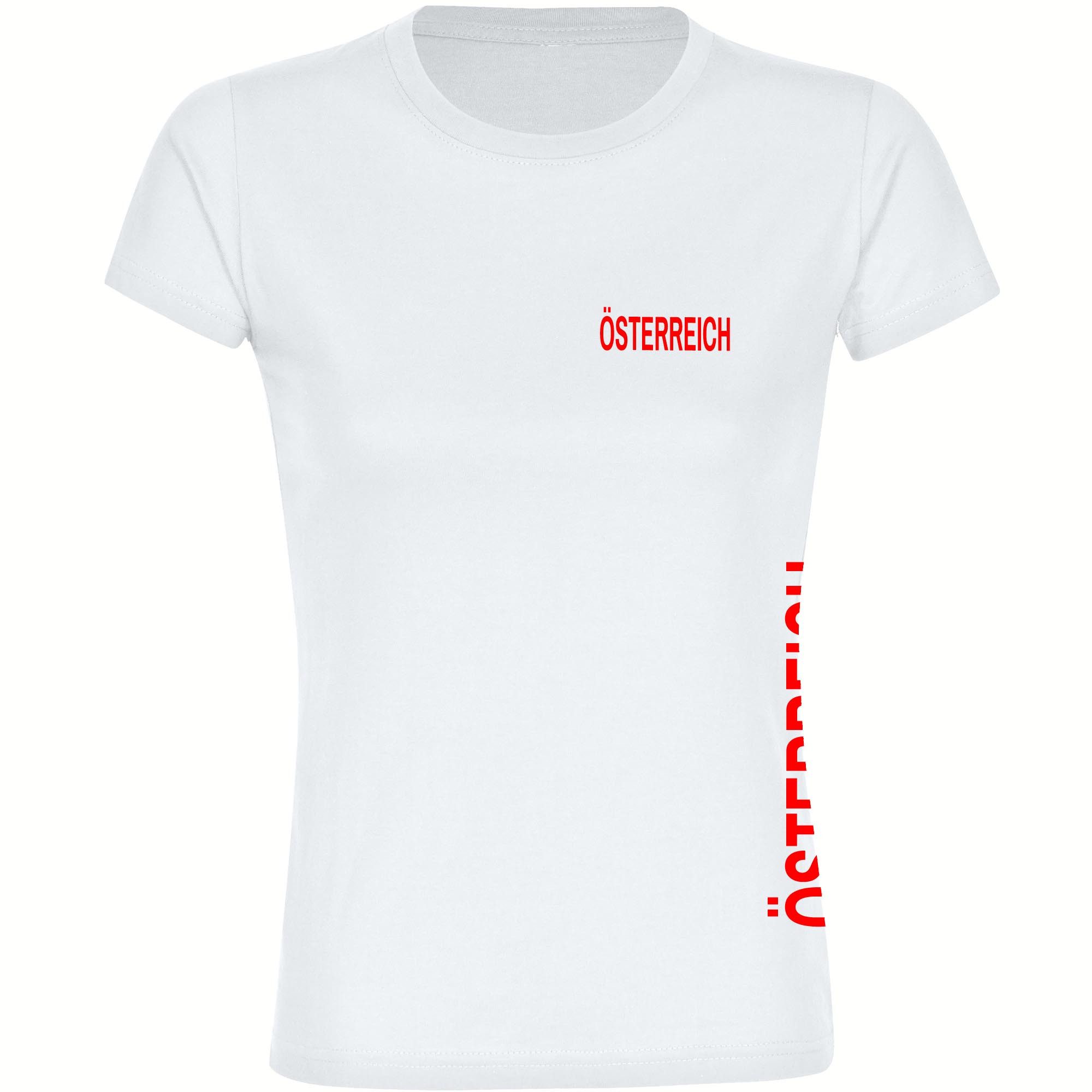 multifanshop T-Shirt Damen Österreich - Brust & Seite - Frauen